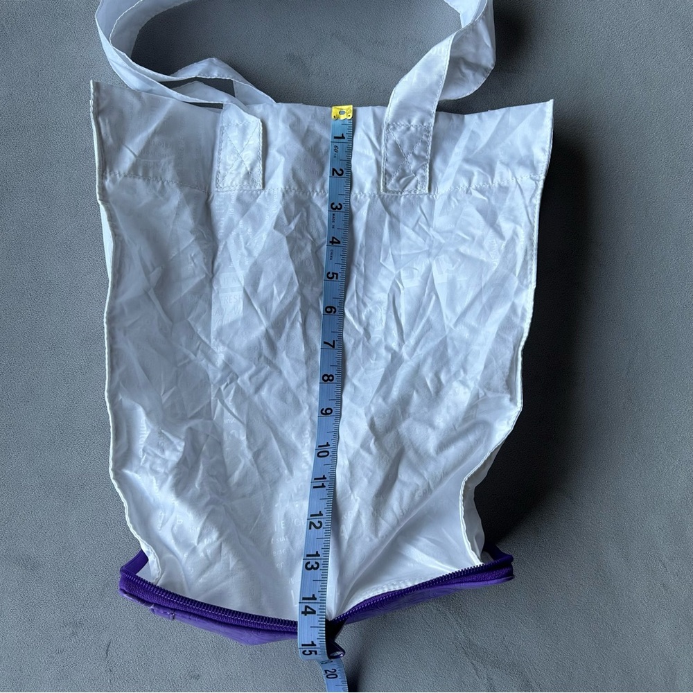 Lululemon ~ Go-Go Shopper ~ Purple ~ Cloth Reusable Zip Up Shopping Bag ~ NWT - Picture 10 of 13